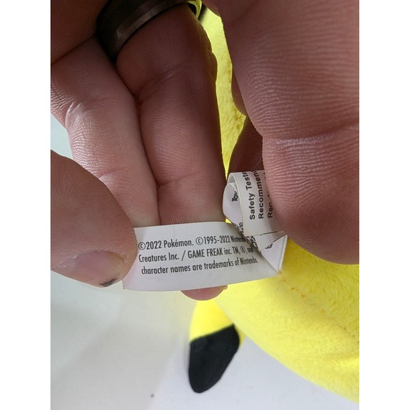 Pokemon Pikachu Plush Stuffed Animal 18 Inch Large Yellow Soft Toy 2022 Nintendo - Picture 8 of 10